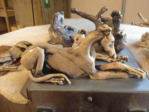 Small Greyhound sculpture ©2012 Sarah Regan Snavely Small Greyhound sculpture ©2012 Sarah Regan Snavely