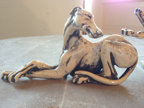 Small Greyhound sculpture ©2012 Sarah Regan Snavely Small Greyhound sculpture ©2012 Sarah Regan Snavely