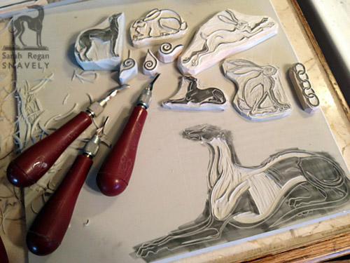 Carving the blocks ©2012 Sarah Regan Snavely Carving the blocks ©2012 Sarah Regan Snavely